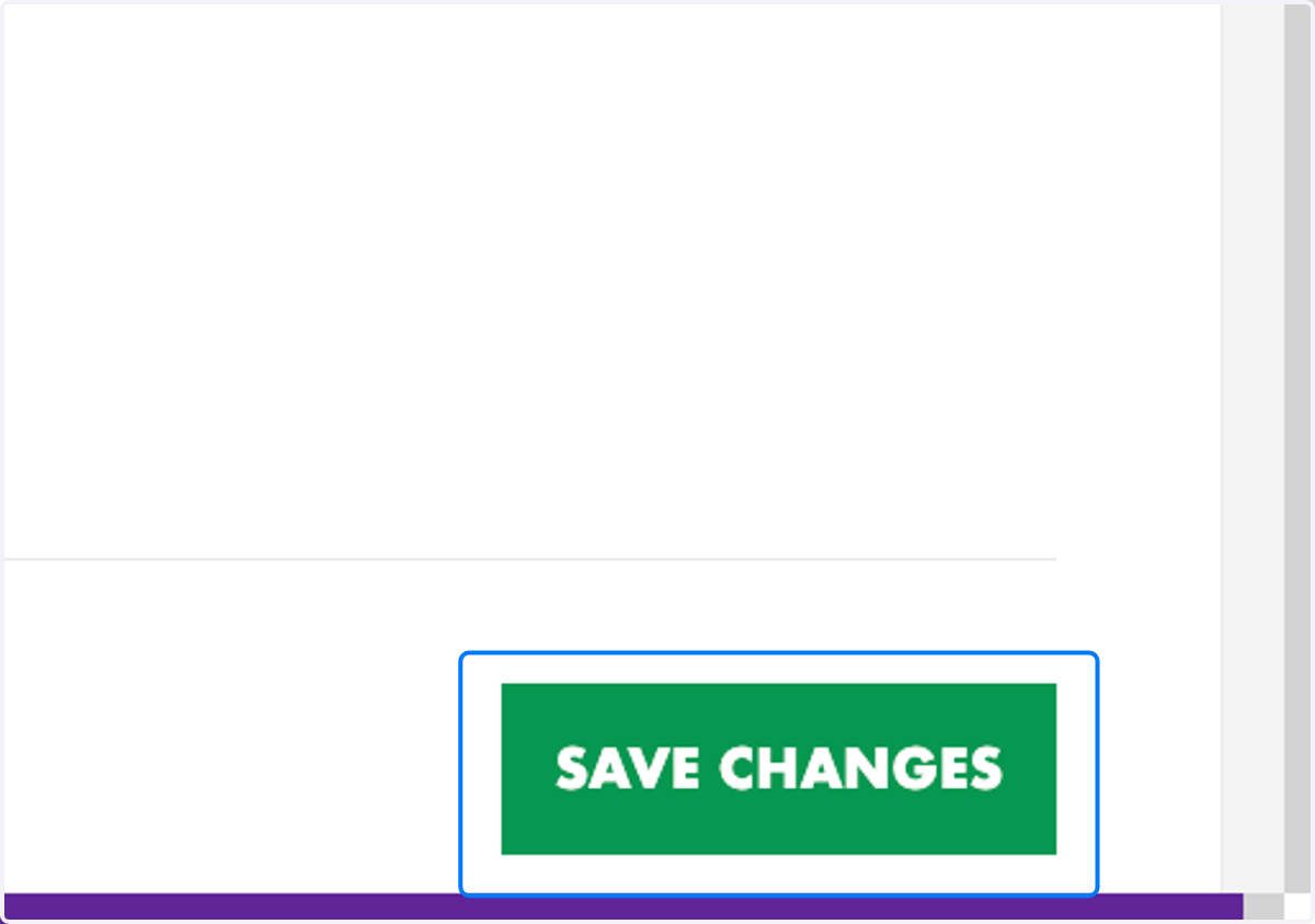 Click on "Save Changes"