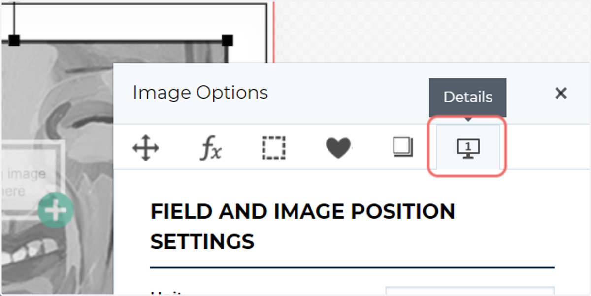 Click on the Details tab