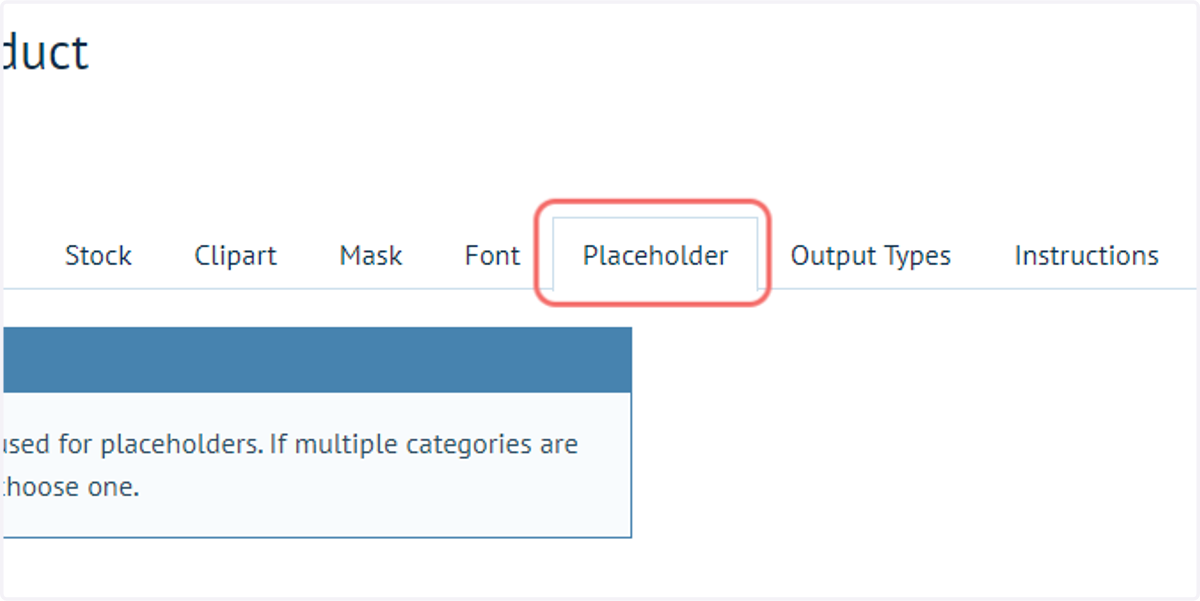 Click on Placeholder