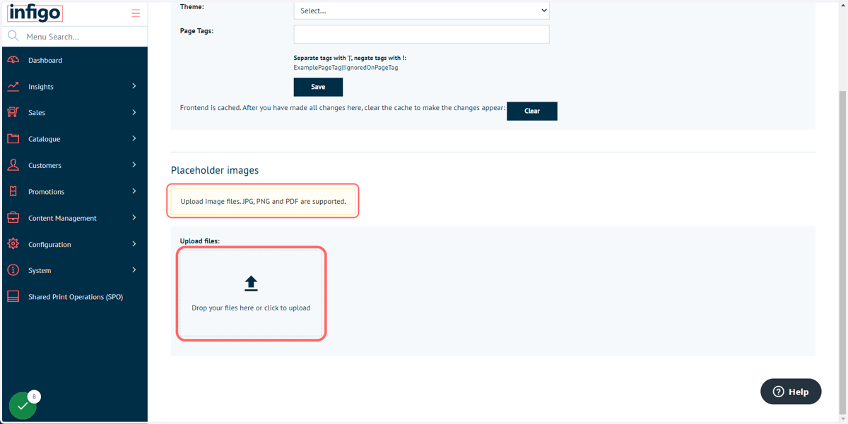 Upload image files. JPG, PNG and PDF are supported.