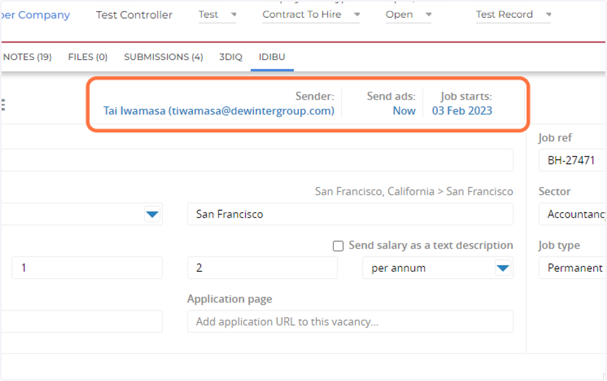 If for some reason you would like to delay the job posting date or change the expected start date, please edit these fields as appropriate - otherwise leave them as they default.