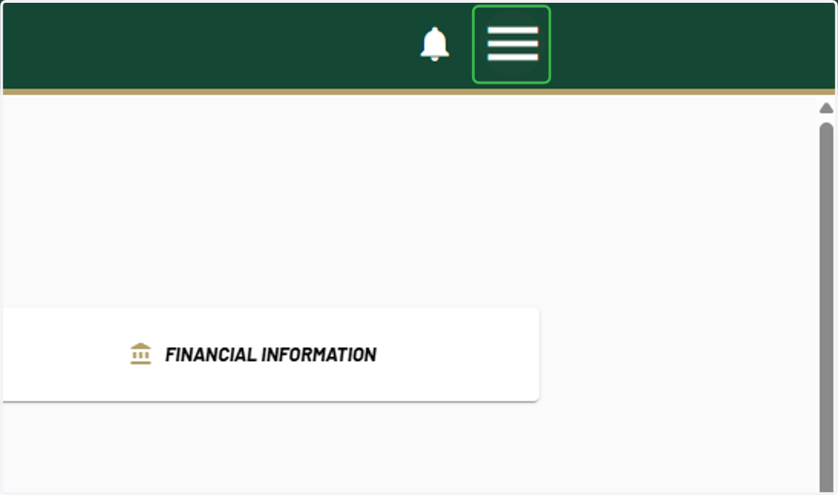Click on menu