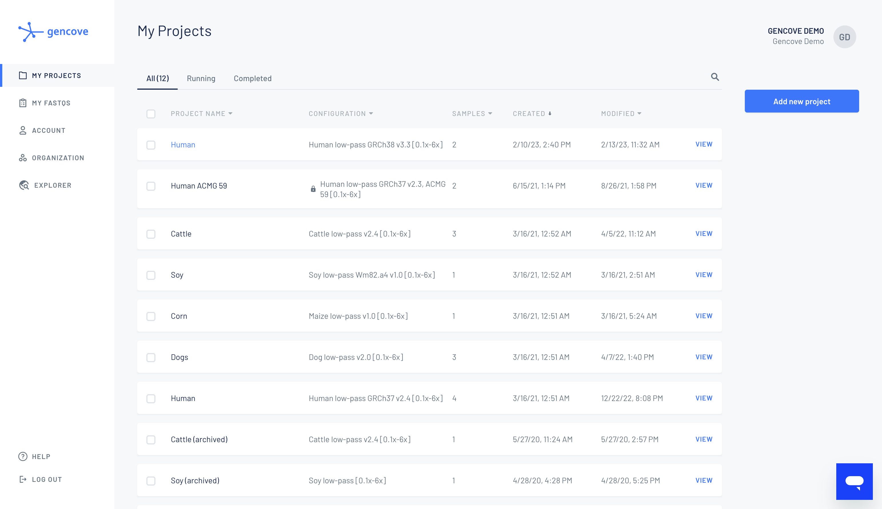 Within your account click on the project you're interested in receiving notifications