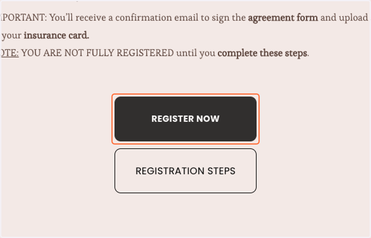 Click on REGISTER NOW