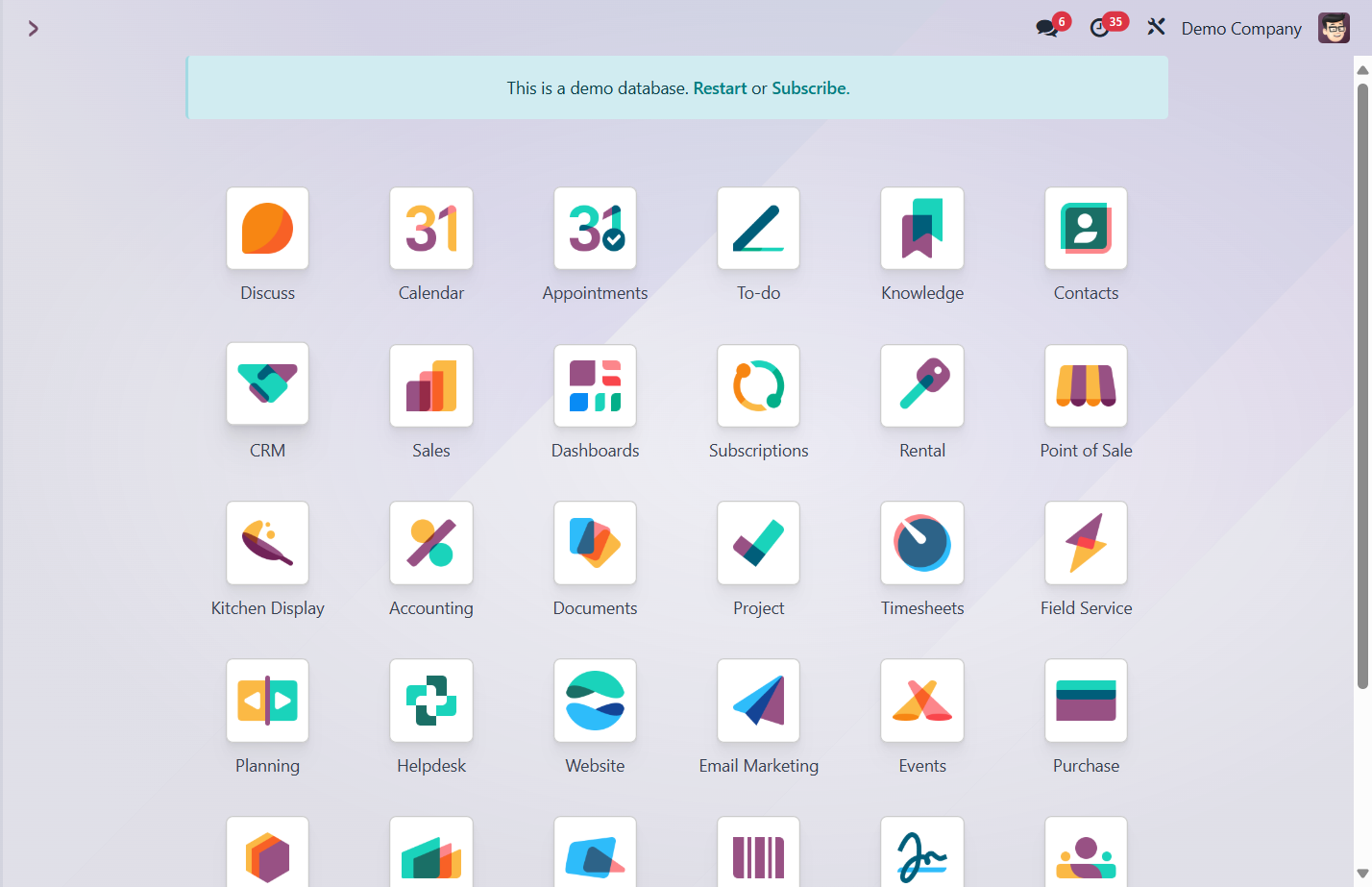 Click on CRM