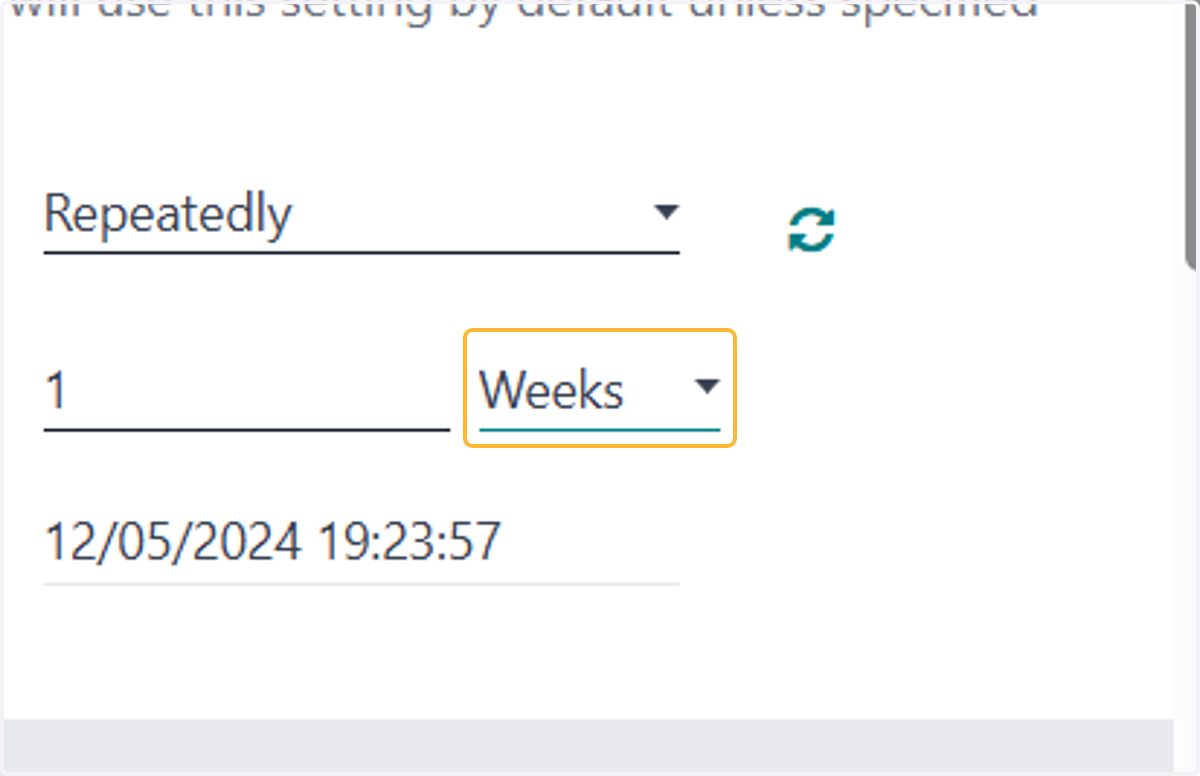 Set accordingly