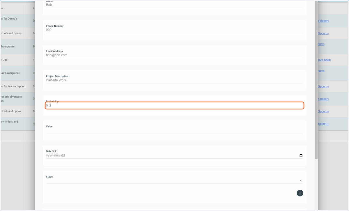 Type probabilty (it's between 0 to 1)