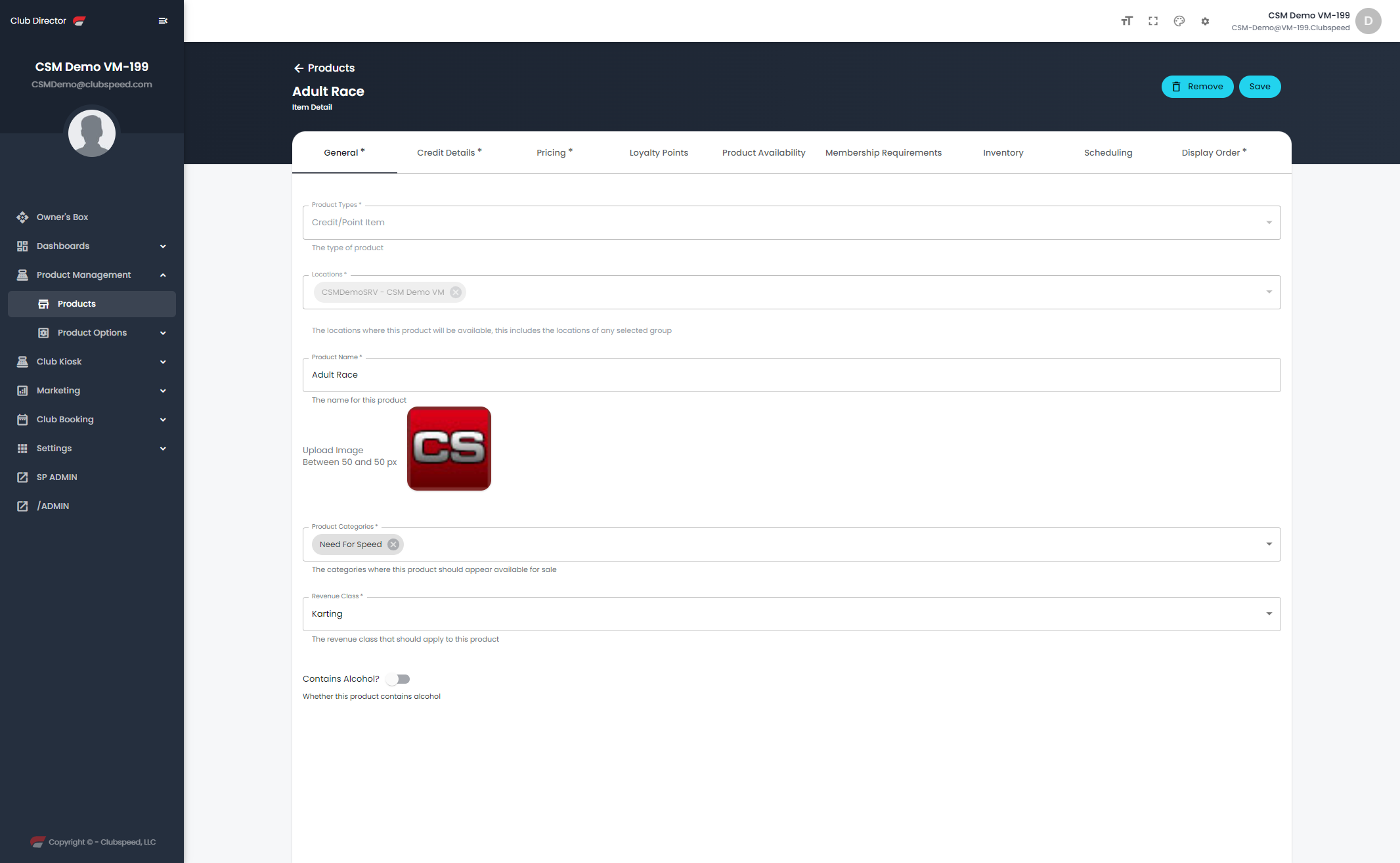 Confirm/Add general information