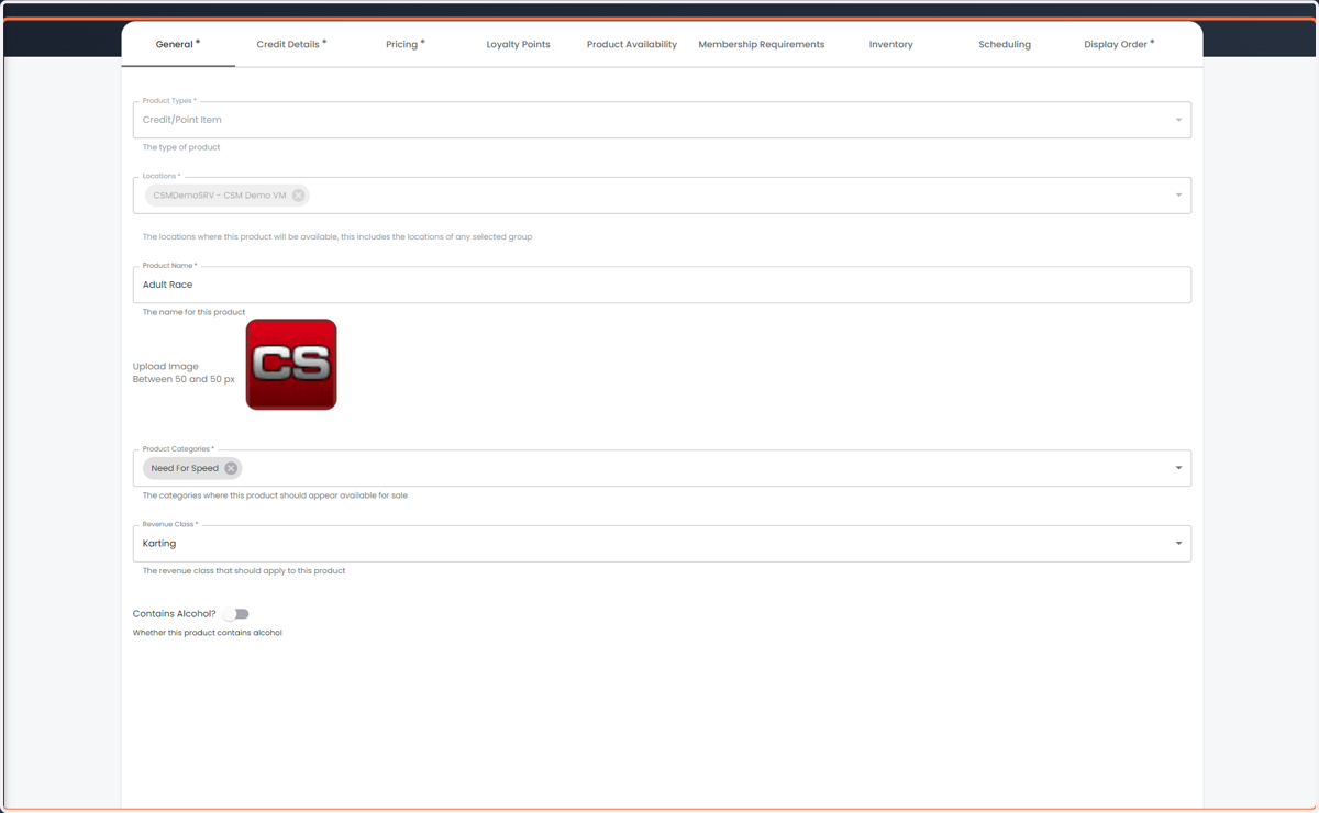 Confirm/Add general information