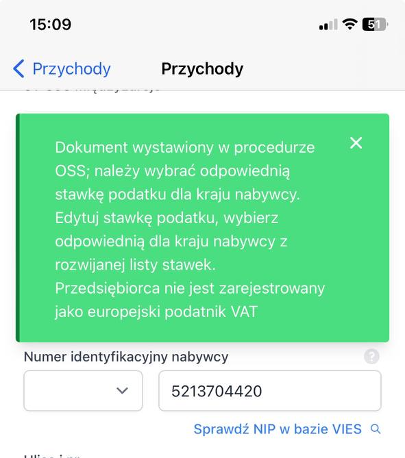 Gdy użyjesz funkcji, w górnej części ekranu pojawi się stosowny komunikat.