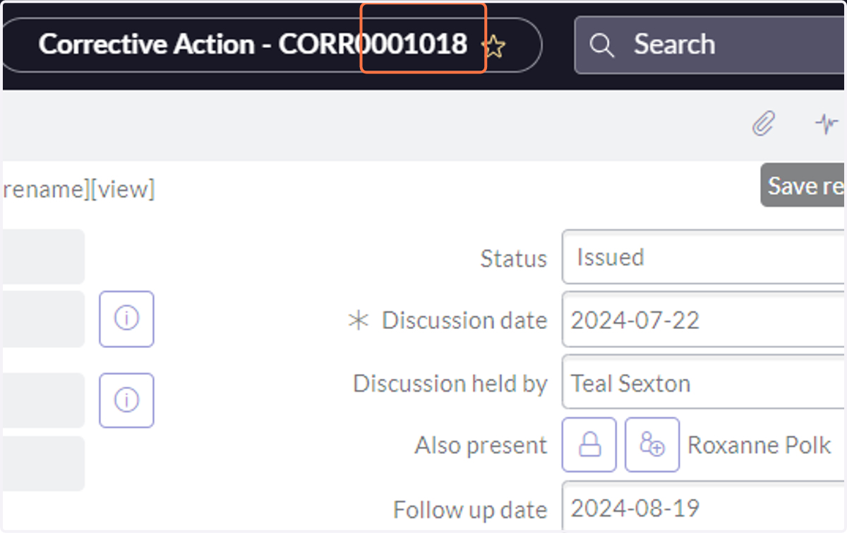 If you are on a Notice of Intent, skip this step and continue. If you are on a LOC, LOW or NOS, finish this step and you are done with this corrective action.