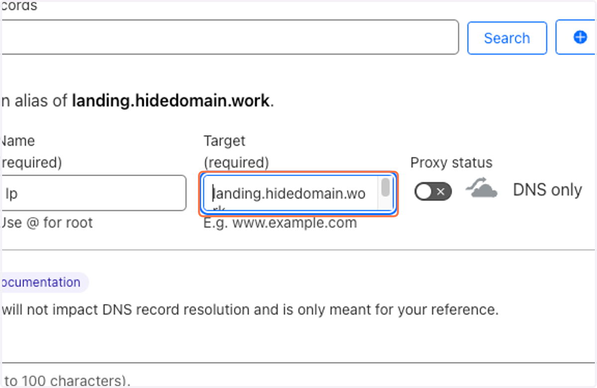 Configure the Target (or destination, depending on the platform and language).