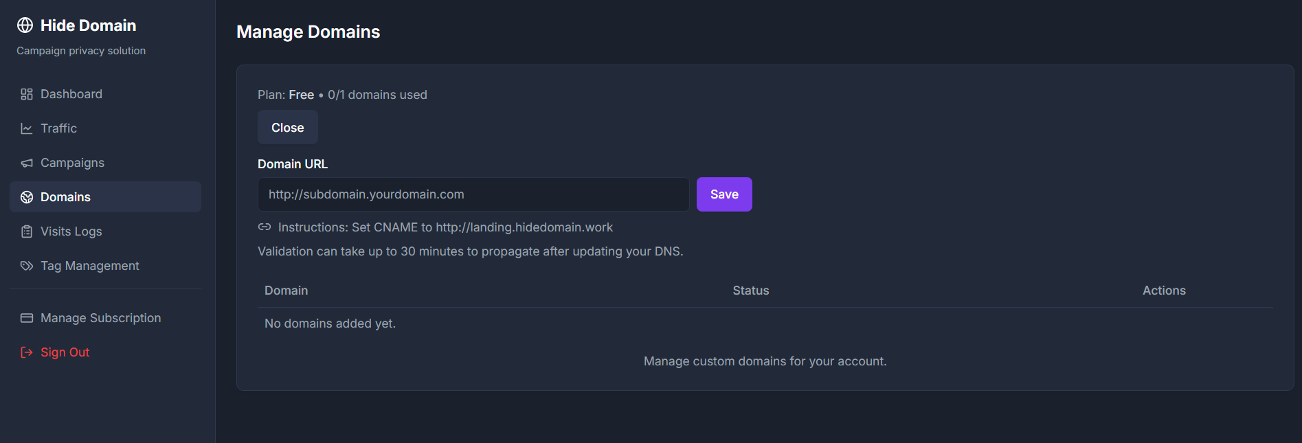 Define a Subdomain for Your Filter (Contingency Subdomain)