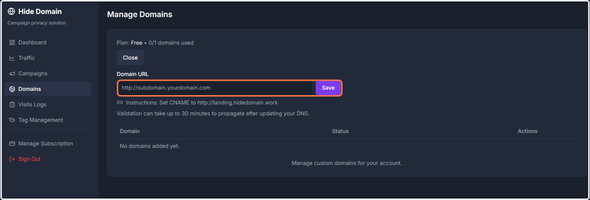 Define a Subdomain for Your Filter (Contingency Subdomain)