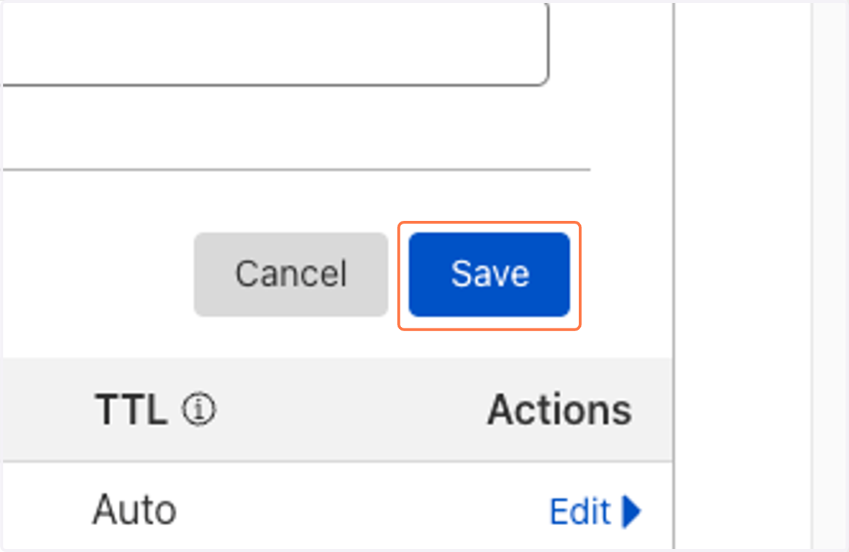 Confirm the settings and click Save.