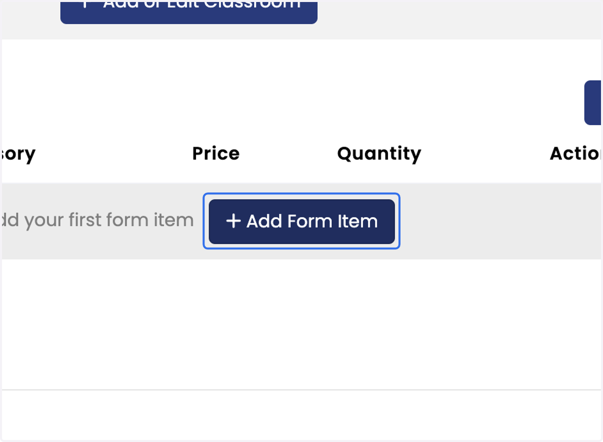 Klik Add Form Item