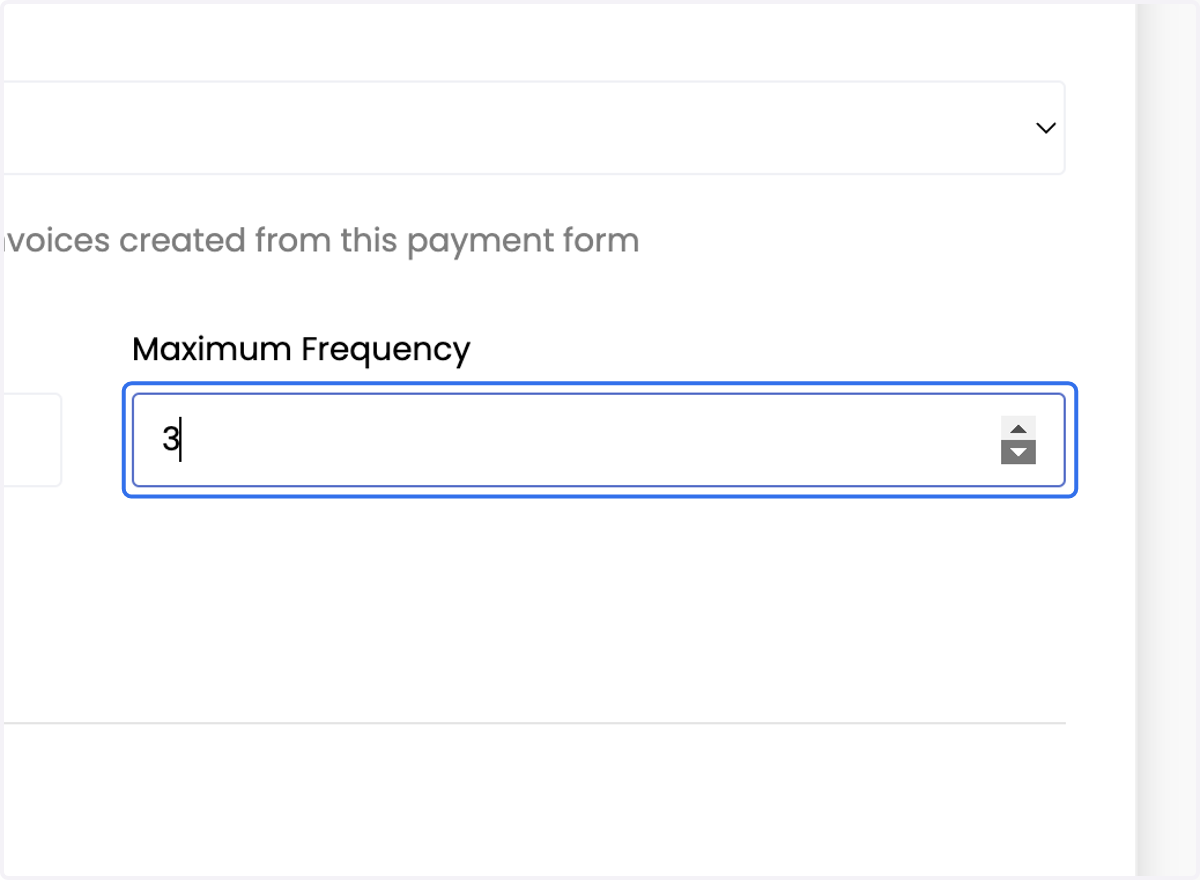 Maximum frequency (2-6) Pilih mengikut kesesuaian/keselesaan pembayar
