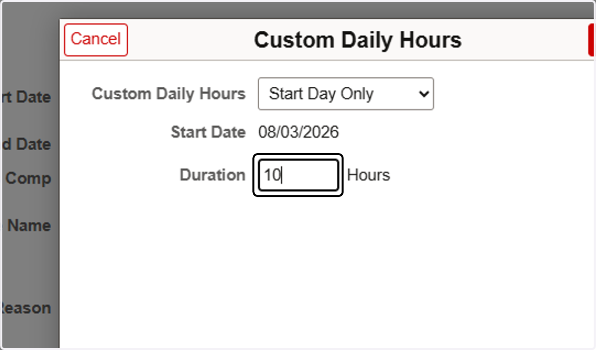 For employees with alternative work schedules (e.g. 10 hour workdays)