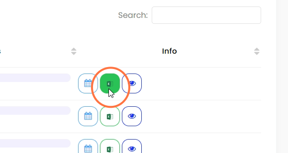 Untuk mengeksport kehadiran semasa kelas tertentu, kembali ke halaman ringkasan kehadiran. Turun ke bawah di bahagian senarai kelas dan klik ikon 'Generate Excel" seperti di bawah.