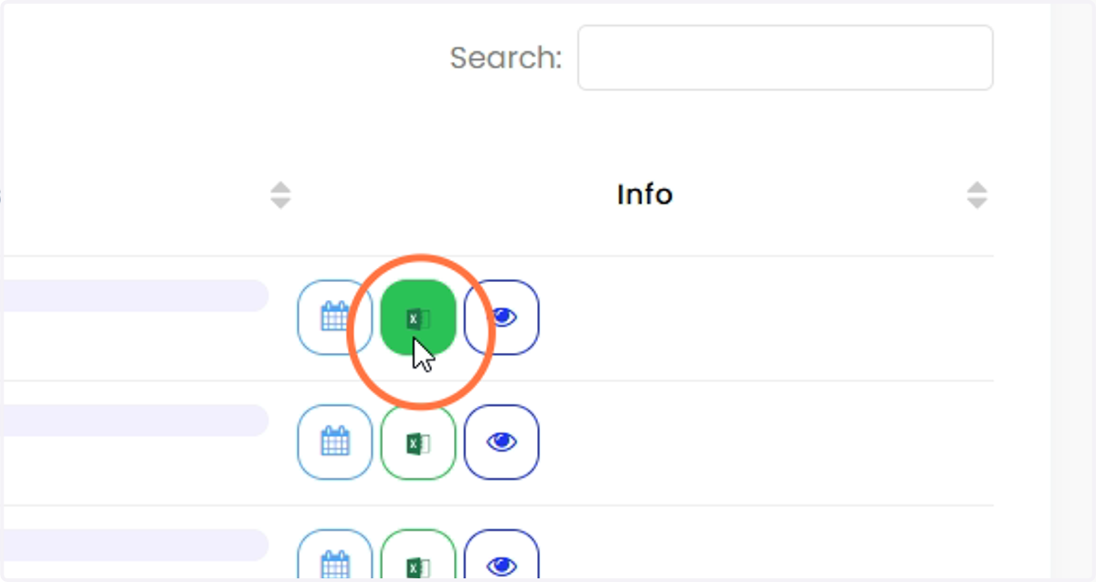 Untuk mengeksport kehadiran semasa kelas tertentu, kembali ke halaman ringkasan kehadiran. Turun ke bawah di bahagian senarai kelas dan klik ikon 'Generate Excel" seperti di bawah.
