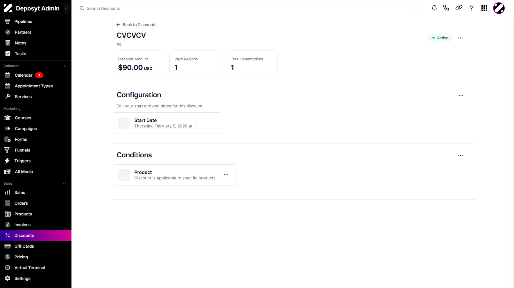 Step 9: After setting it up, you can view the newly added condition.