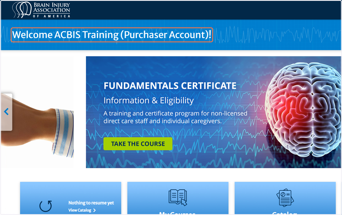 Login - Ensure the user is logged into the correct secondary purchaser account
