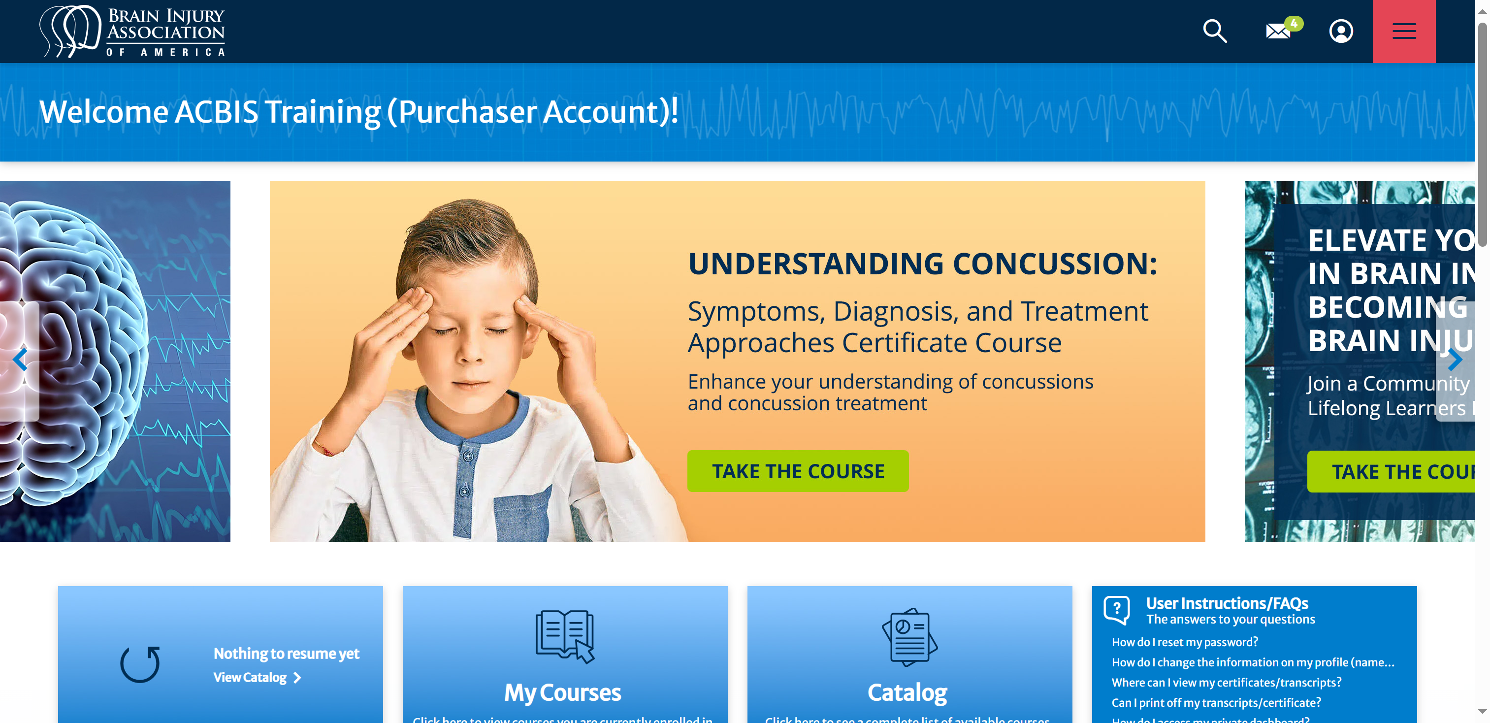 Login - Top Left Note: The Course Planning Sheet is automatically loaded to the Brain Injury Fundamentals Personal Account Dashboard. If this form is not visible in the Secondary Purchaser Account Dashboard, please contact applications@biausa.org to 