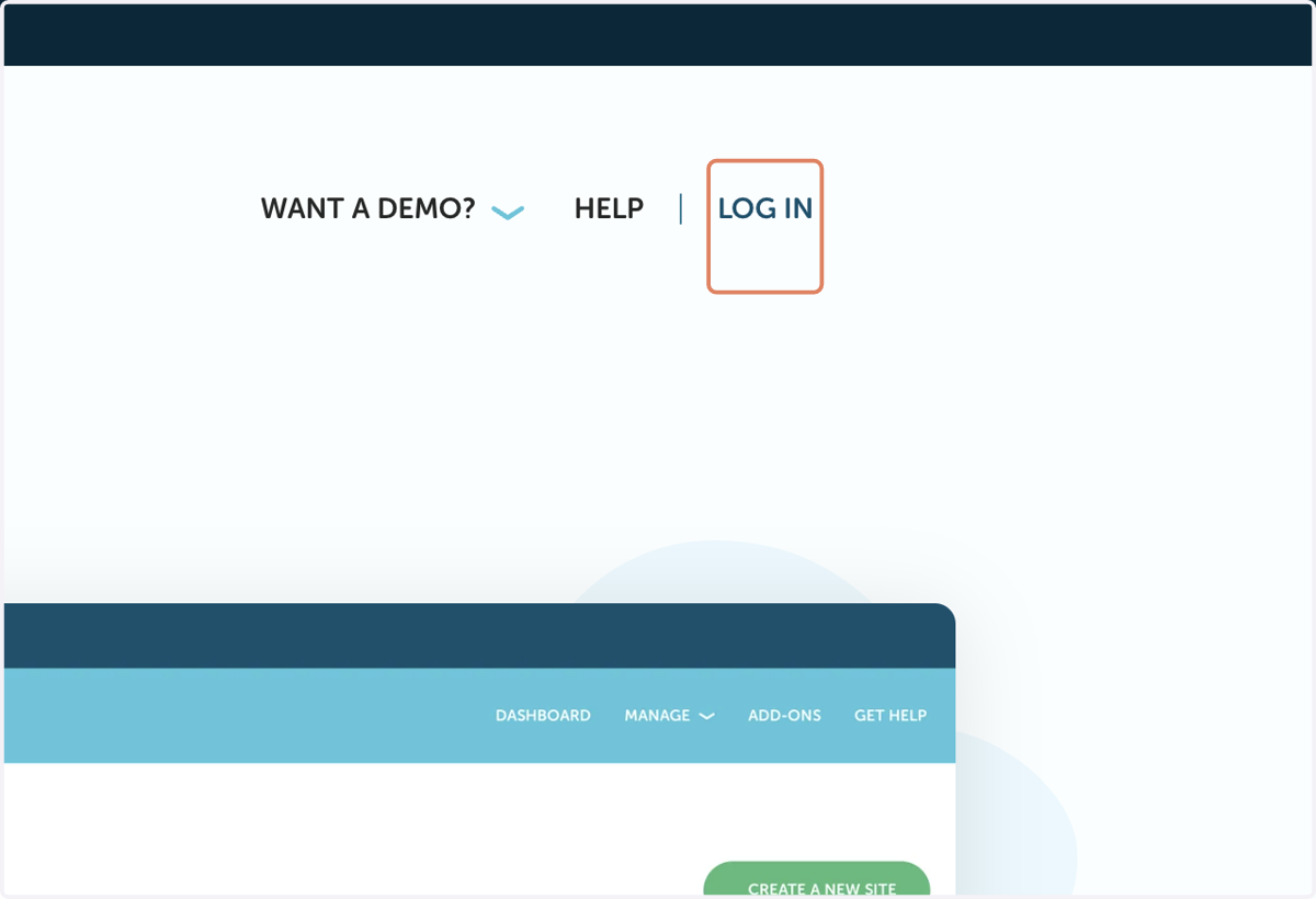 Open your new website host + install a WP site if needed