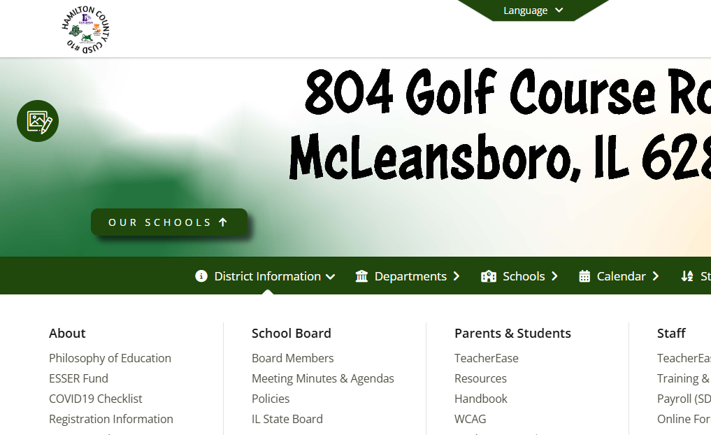 Click on "District Information"