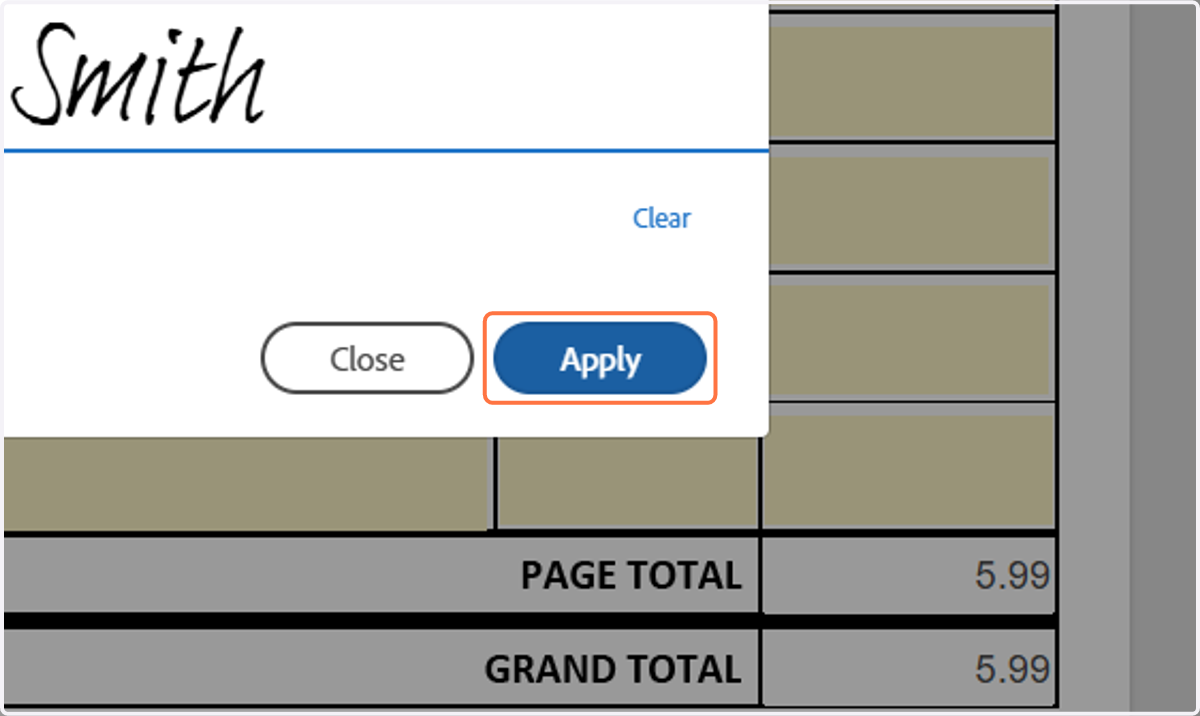 Click on "Apply"