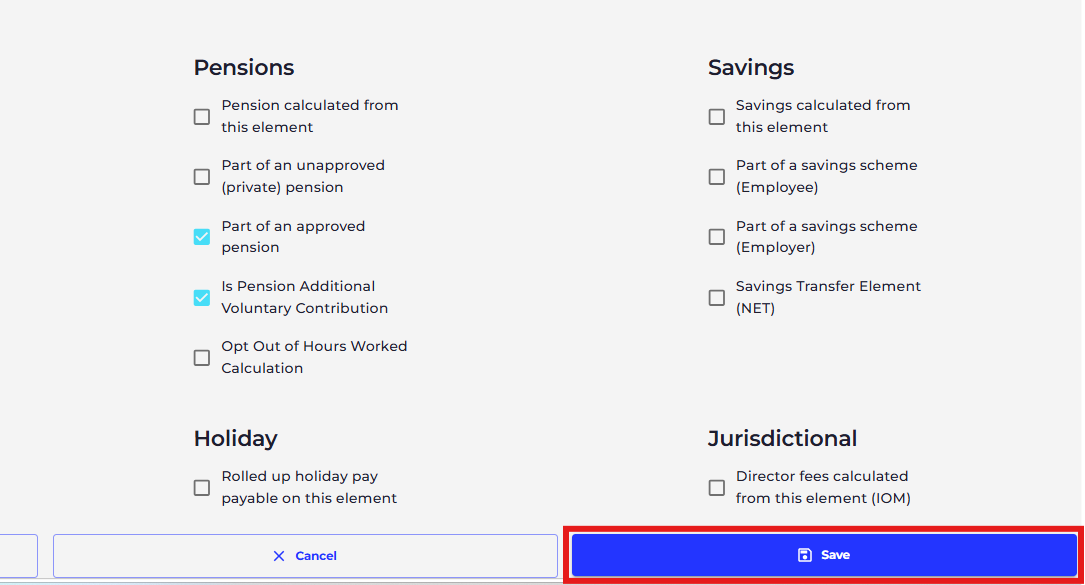 Select save once you have finished editing.