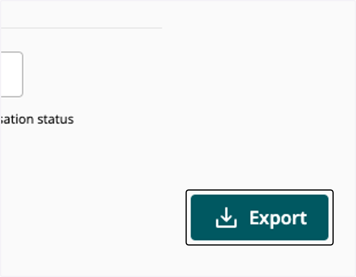 Click on Export