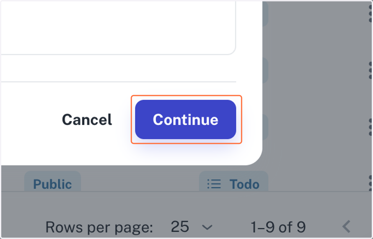 Click on Continue