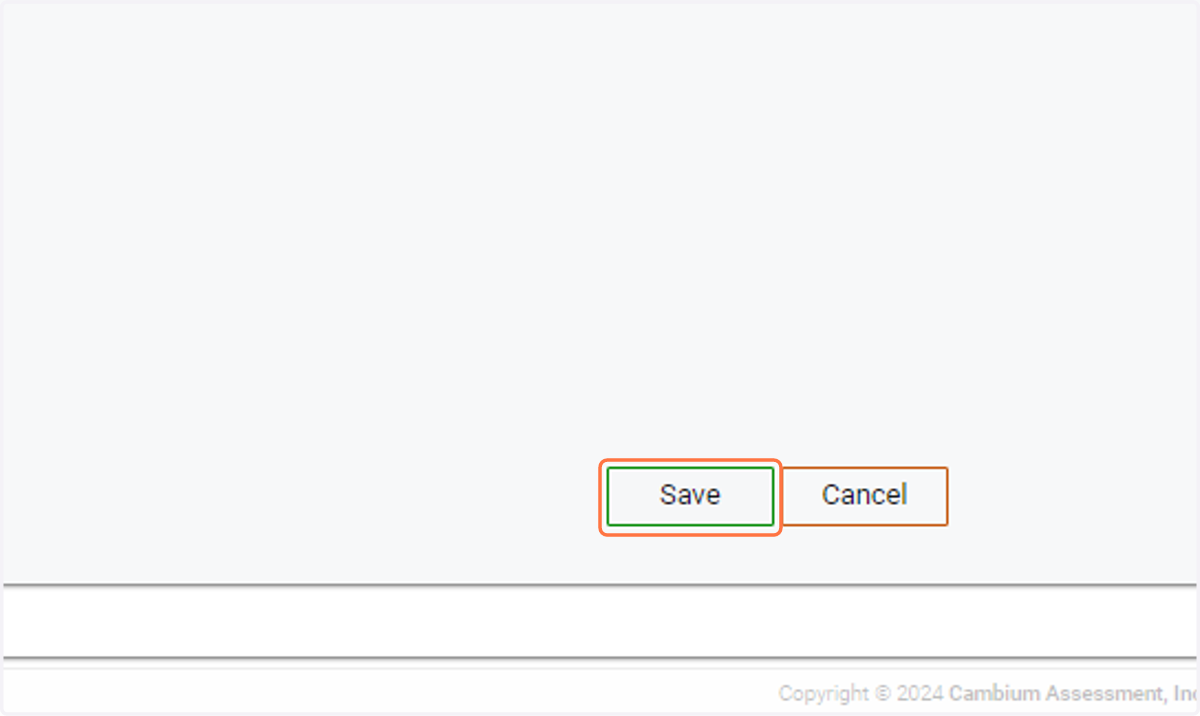 Click on Save