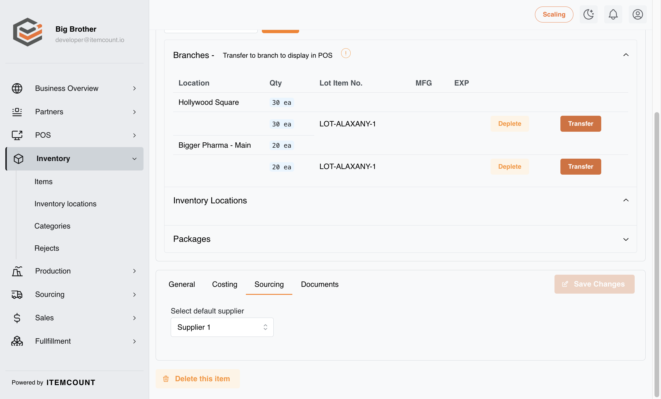 Click on Sourcing Tab