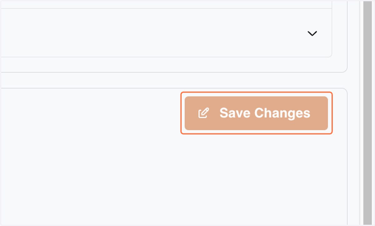 Click on Save Changes
