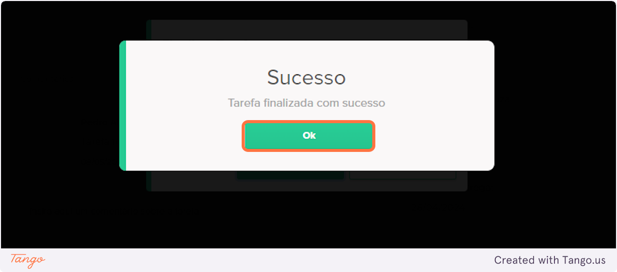 Click on Ok
