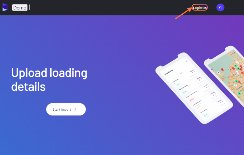 Visit - https://main--jules-admin.netlify.app', and click on 'Logistics'