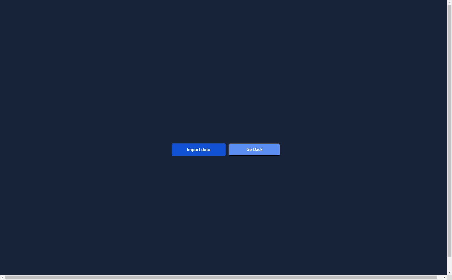 Click on Import data'