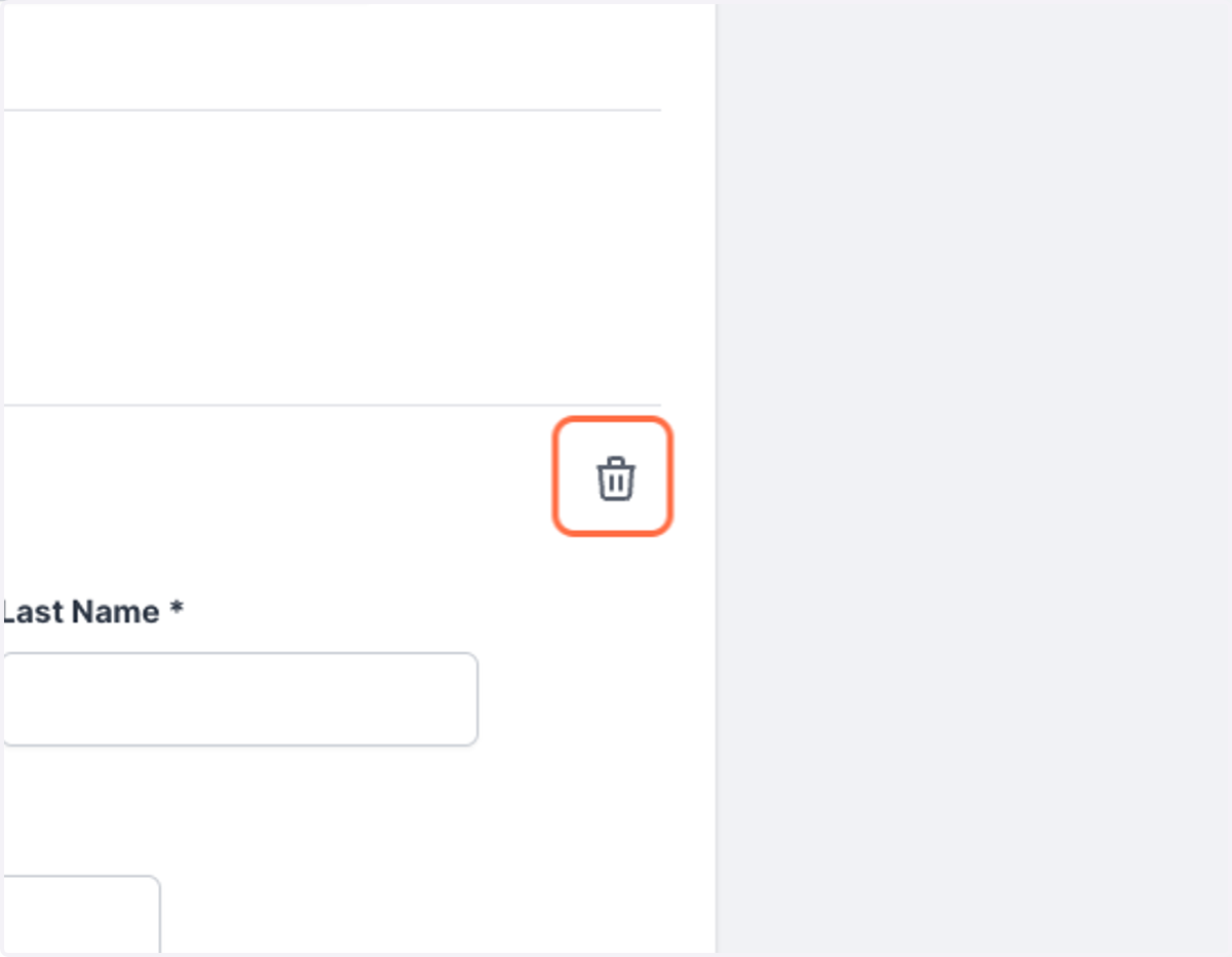 If you do not need the Co-Applicant, you can remove it by clicking the Delete/Trash Can button.