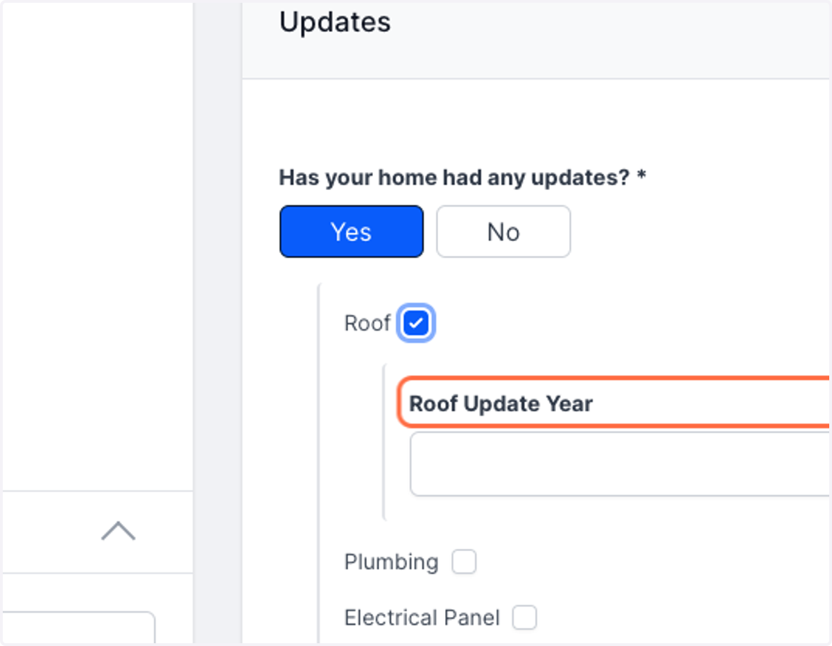 Add necessary updates to the home