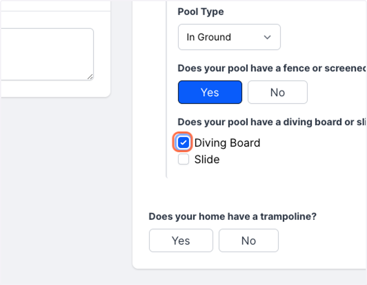 Make sure to ask about a pool