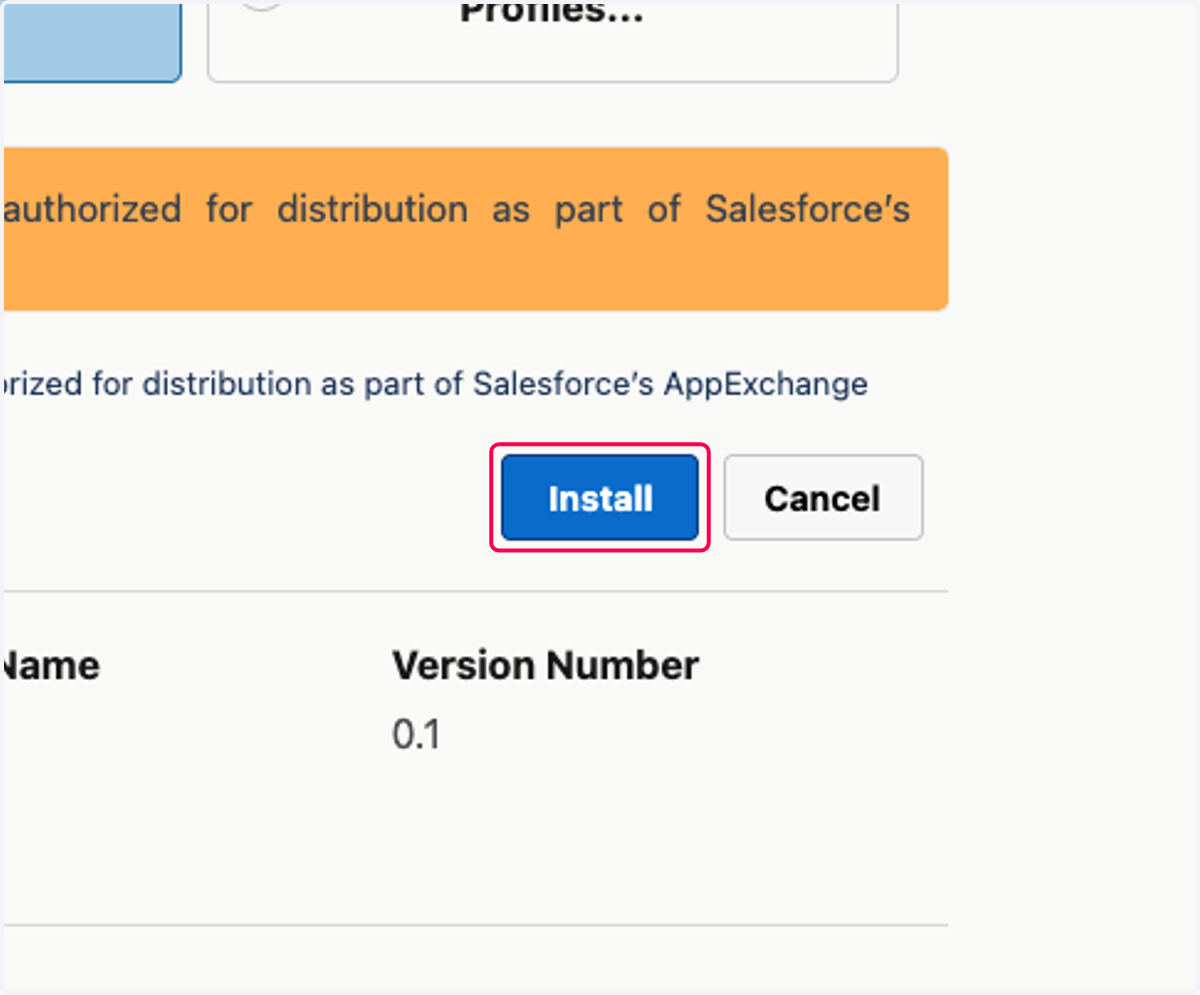 Click on Install