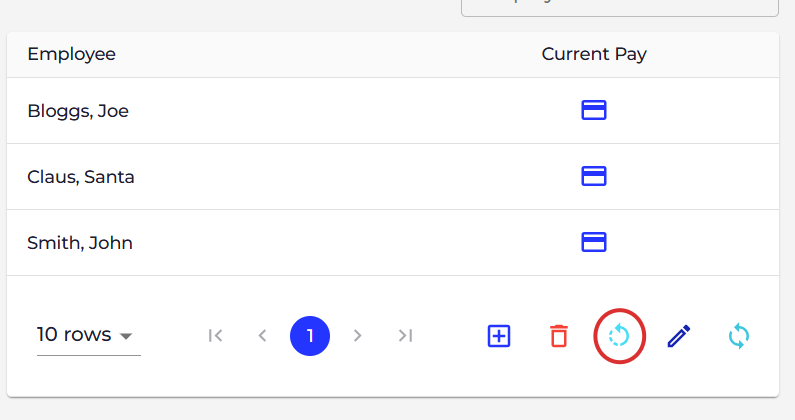 Select the "Recalculate All" icon