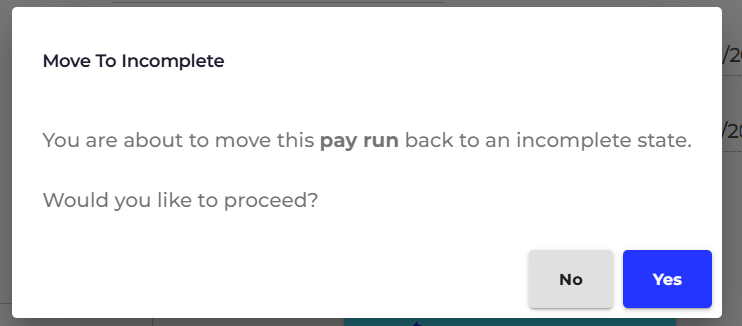Select "Yes"