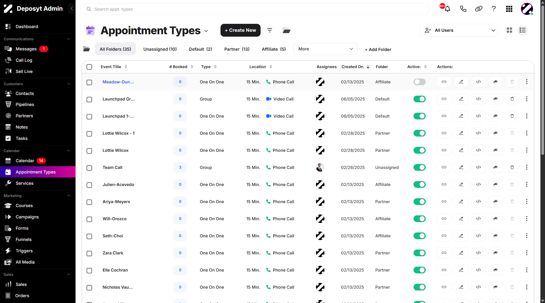 Step 6: There are also Duplicate, Edit, Copy Embed Code, Share, and Delete buttons available.