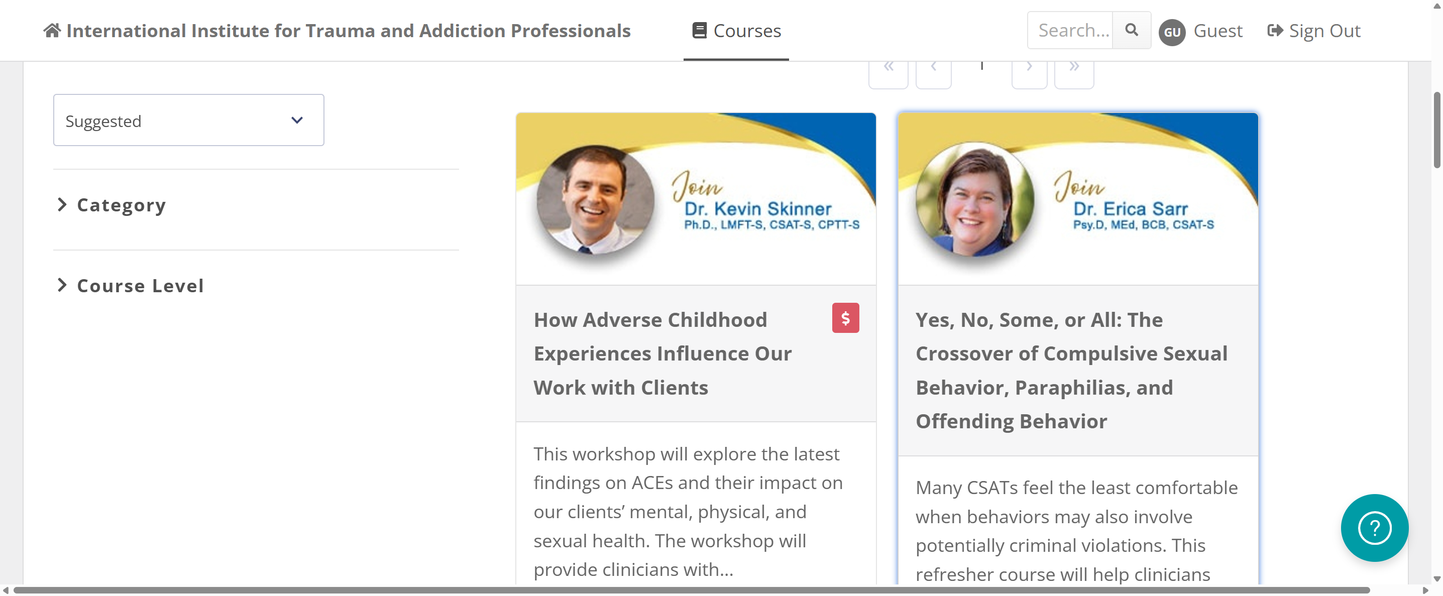 Click on the course you purchased.