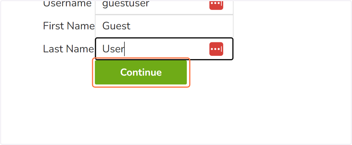 Click on Continue