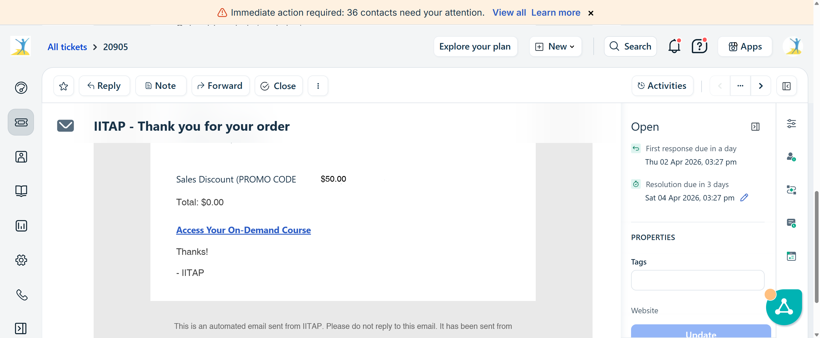 Click on Access Your On-Demand Course