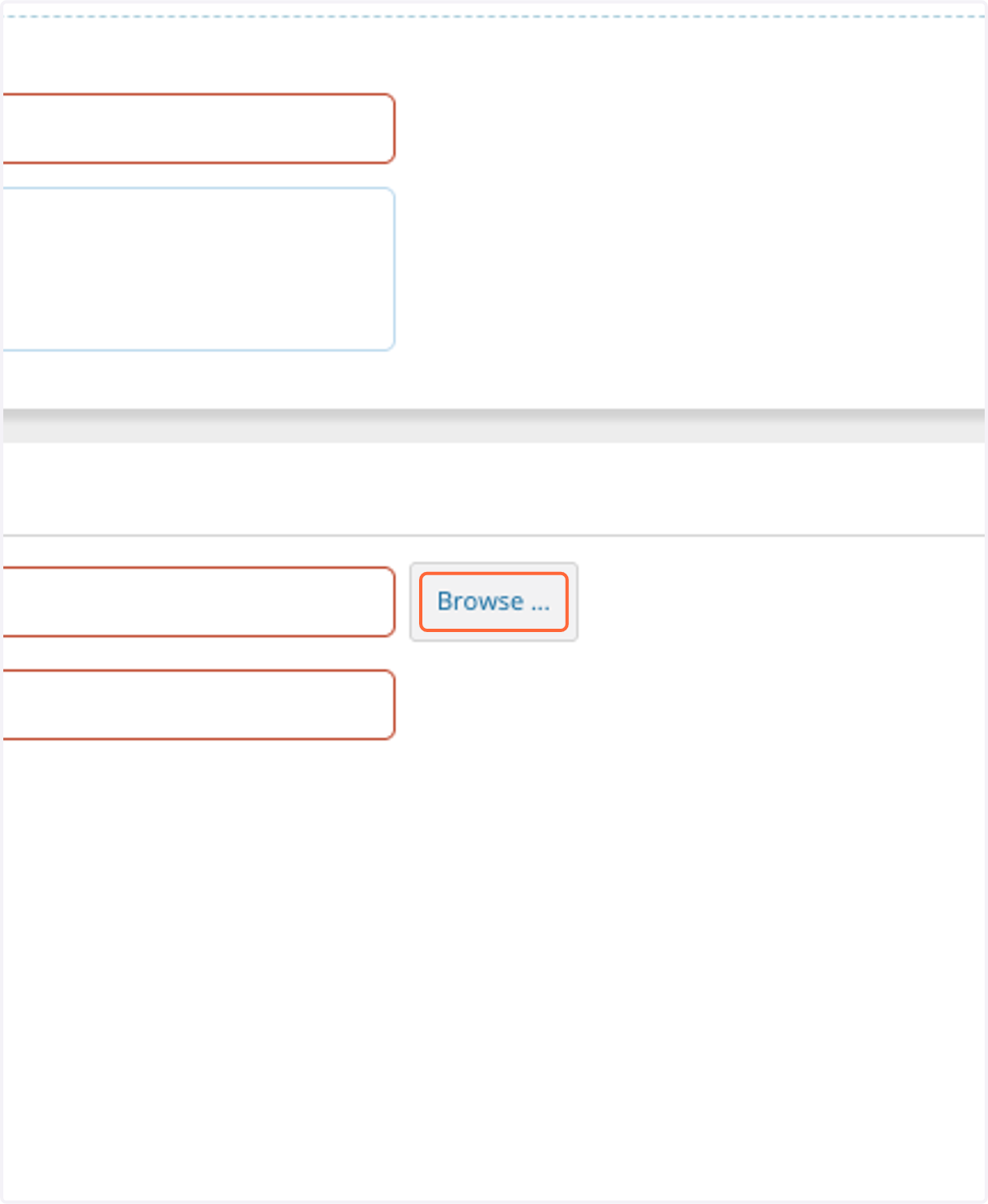 Click on Browse and select the installer you downloaded